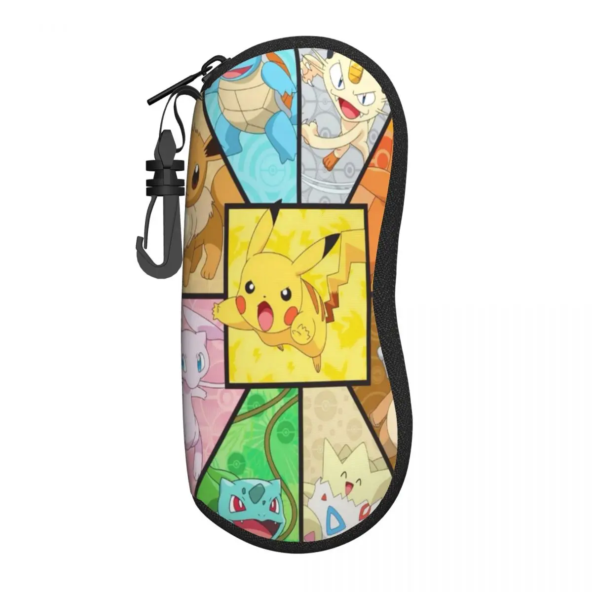 Pokemon Soft Shell Ultra-Light Eyewear Case - Scratch-Resistant and Space-Saving Glasses Bag for Outdoor Adventures