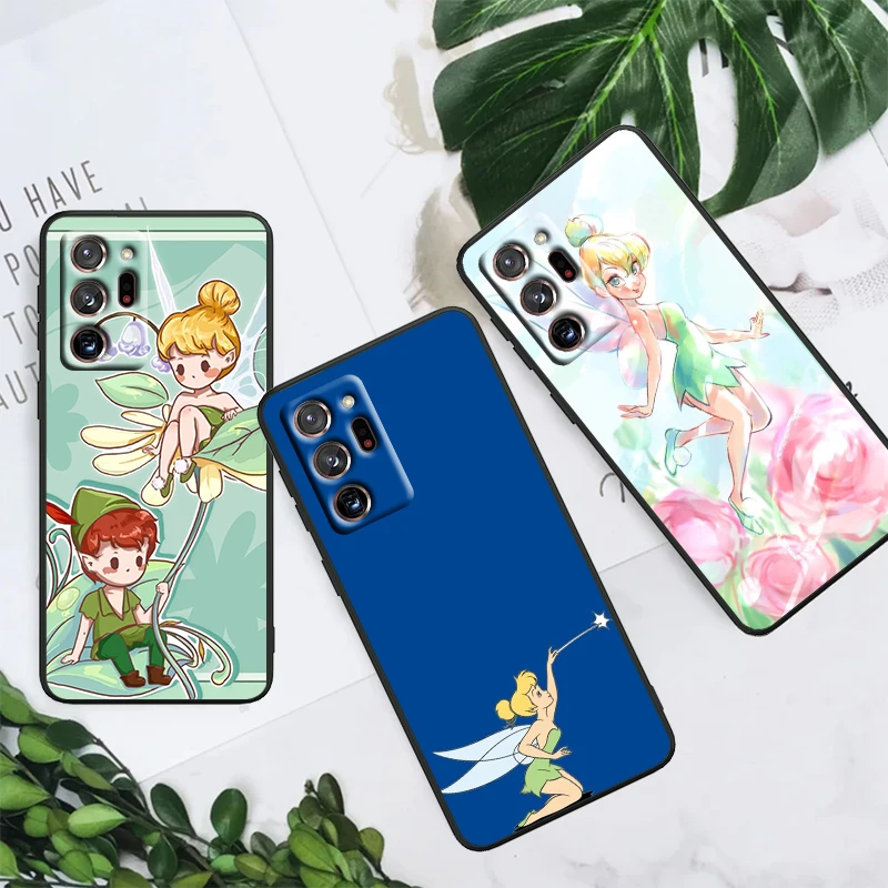 Wonderful Fairy Cartoon Cute For Samsung Note 20 10 Ultra Plus A31 A14 A12 A70 A34 A25 A04 A05 A15 A24 5G Black Funda