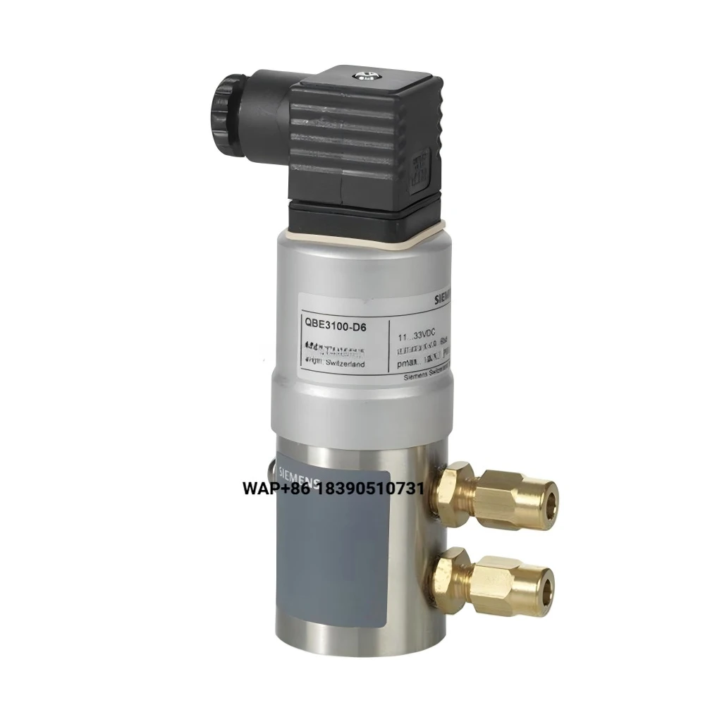 QBE3100-D1.6 HVAC System Differential Pressure Sensor 4-20ma for Mildly Corrosive Gas & Liquid Media