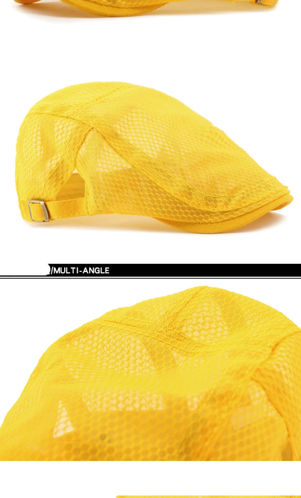 HT4822 Baskenmützen Frühling Sommer Mesh-Kappen für Herren Damen Retro Künstler Maler Baskenmütze Herren Damen Ivy Flat Cap Atmungsaktive Baskenmütze – Detail 12