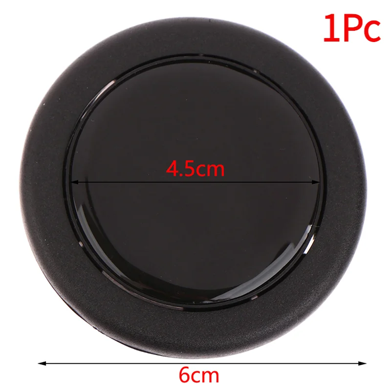 1Pc Universal Modified Car Styling High Quality Racing Car Steering Wheel Horn Button Speaker Control Cover For Most Of Car.