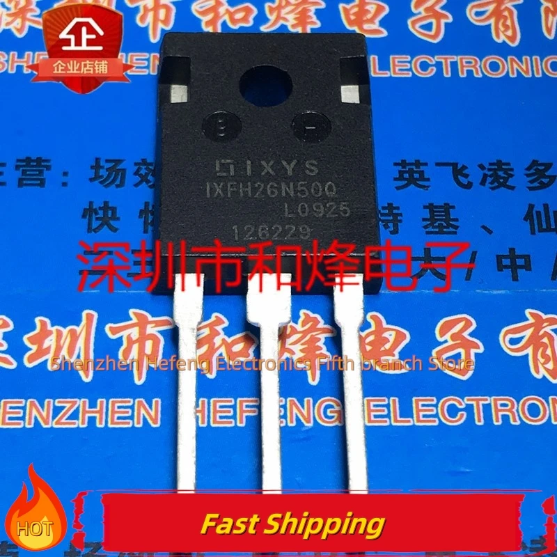 

10 шт./лот IXFH26N50Q TO-247 500 В 26 А качество транзисторов