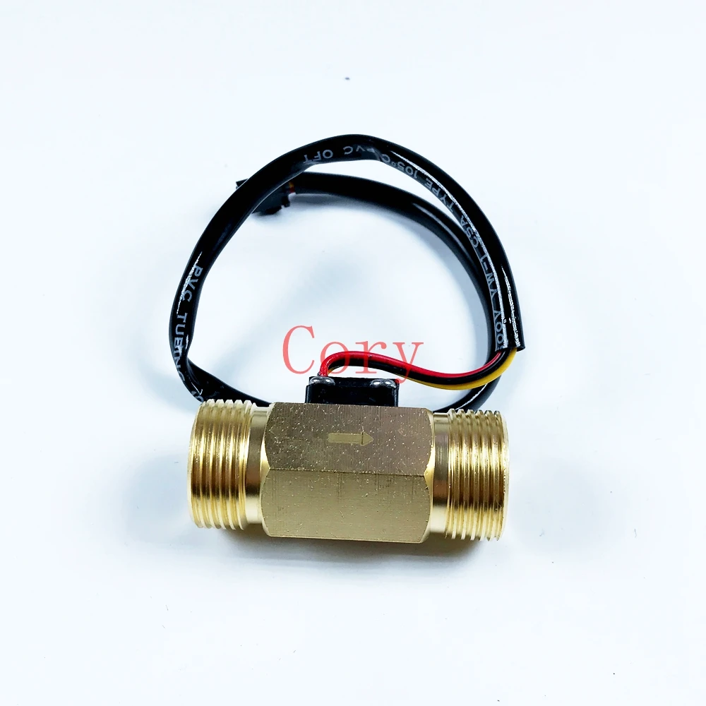 

1 шт. переключатель датчика расхода воды 1,5-45 л/мин эффект Холла 1,75 МПа G3/4 с наружной резьбой