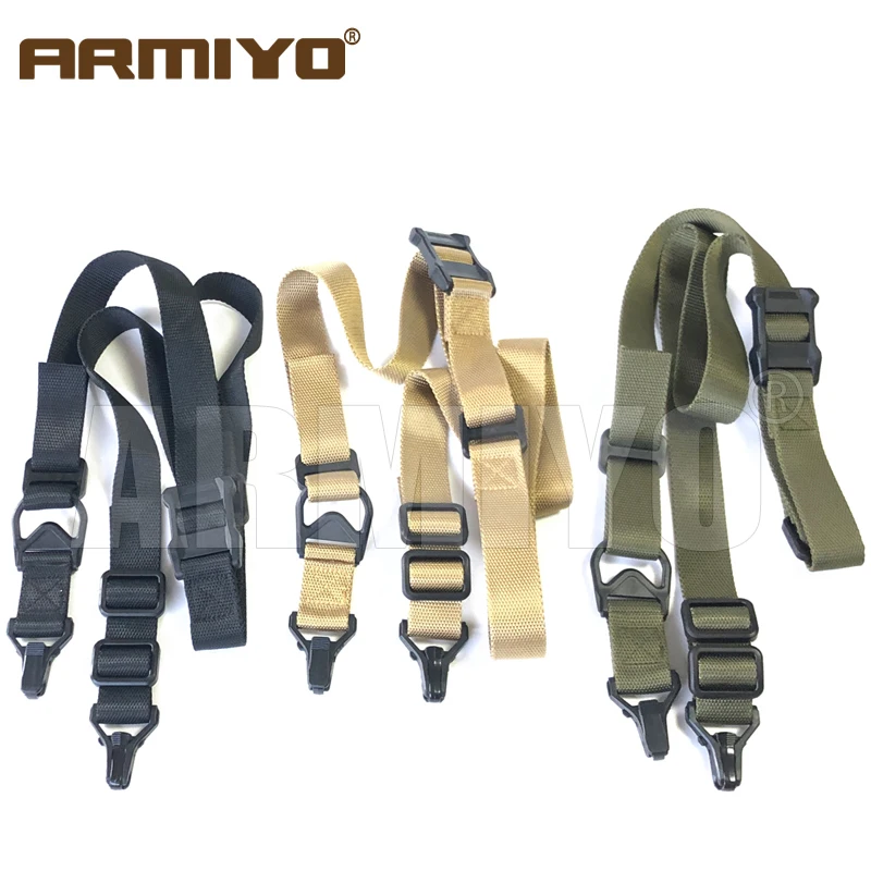 

Многофункциональный наплечный ремень Armiyo Gen 2nd S3 с двойным креплением, металлической пряжкой, для рыбалки, тренировок, охоты, нейлоновый слинг-рюкзак