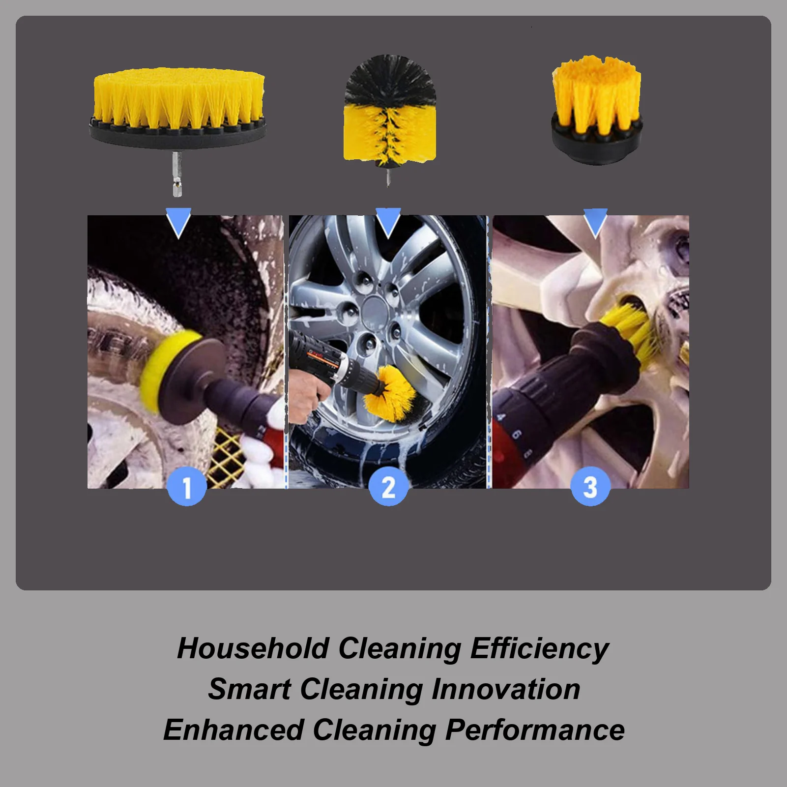 

Car Wash Brush Kit 30 Pieces Auto Interior Exterior Polishing Scrub Pads Drill Brush Attachments Set For Truck Vehicle SUV Sedan