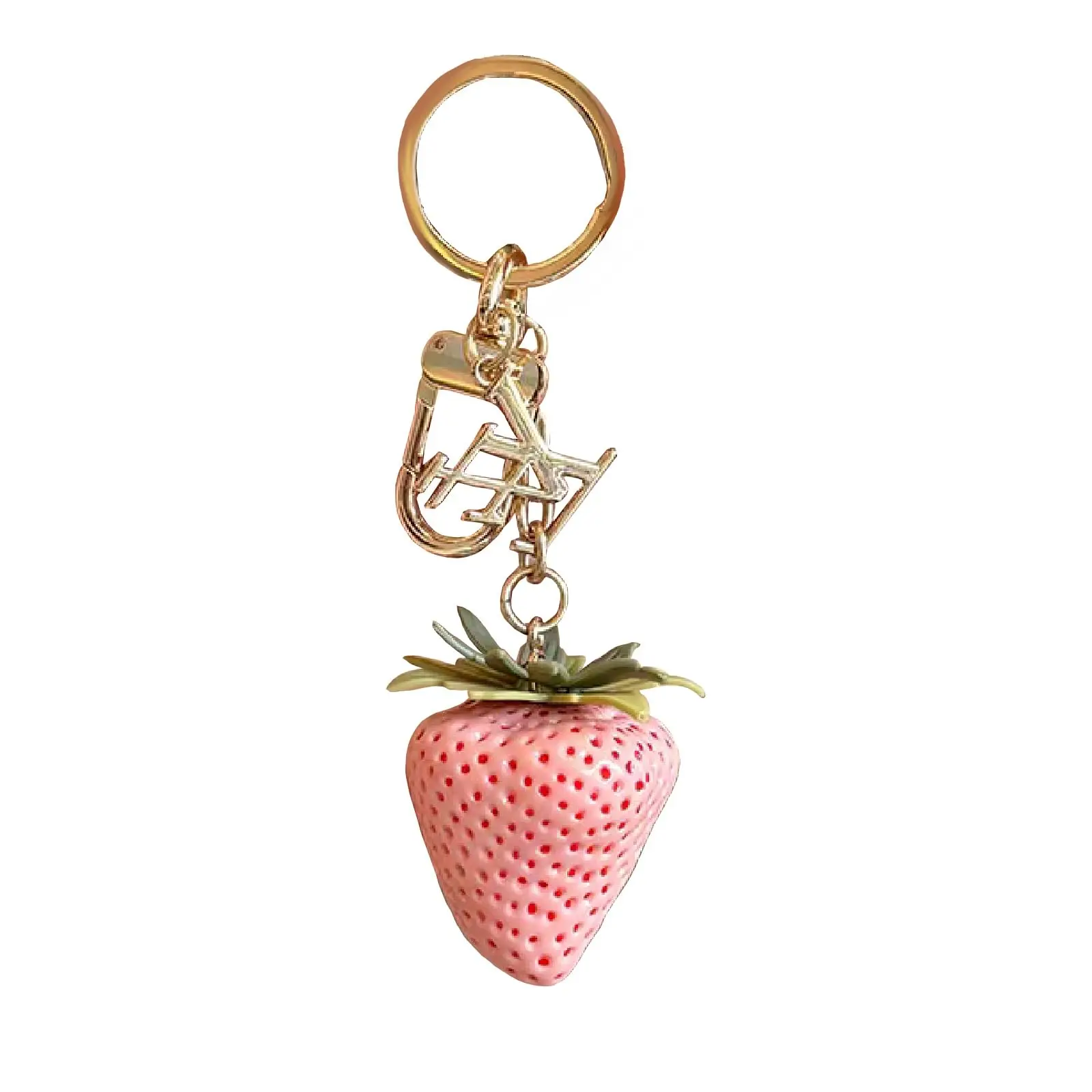 Bag Charm Keychain - Strawberry Purse Charms for Women, Bag Charms for Handbags - Personalized Gift for Mom, Daughter, Valentine