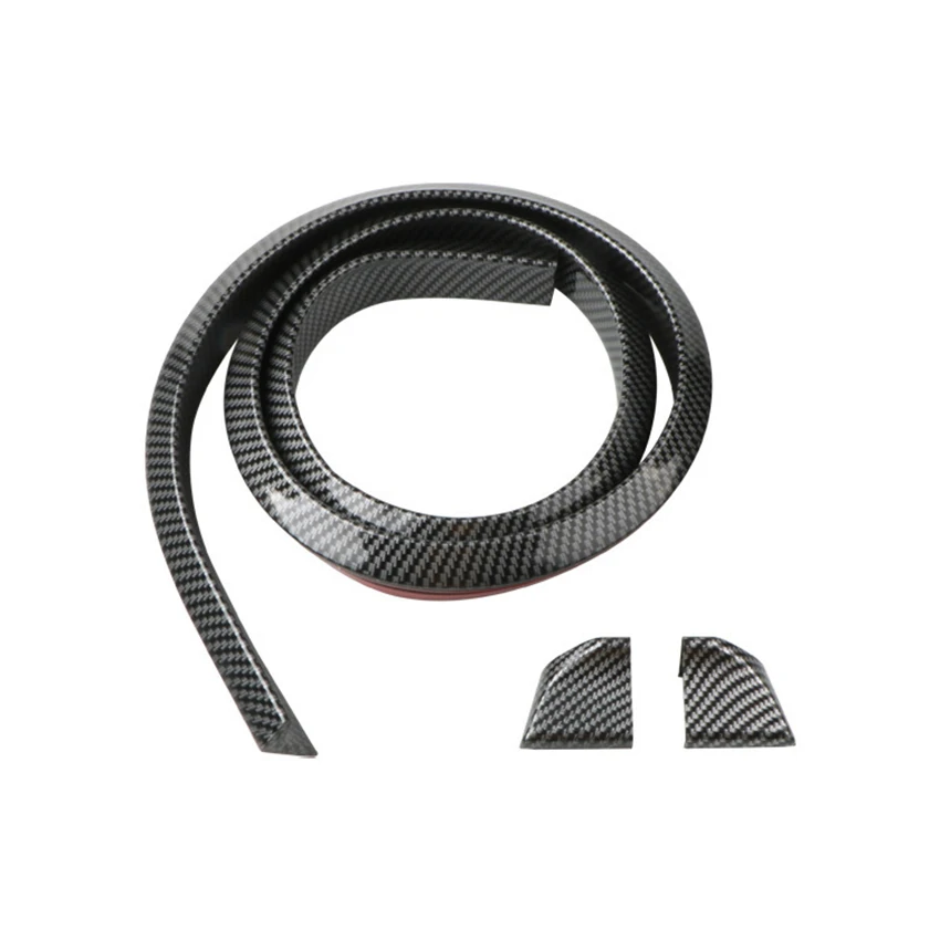 

Automotive Universal Tail Wing Carbon Fiber Ripple Modified Tail Wing No Hole Spoiler Soft 3D Carbon Fiber Tail Wing