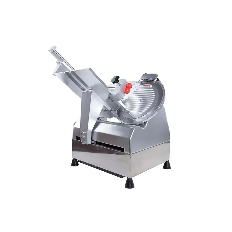 New 12 Inch Fully Automatic Commercial Frozen Meat Slicer 220V Adjustable Thickness for Food Grade Beef Lamb Restaurant