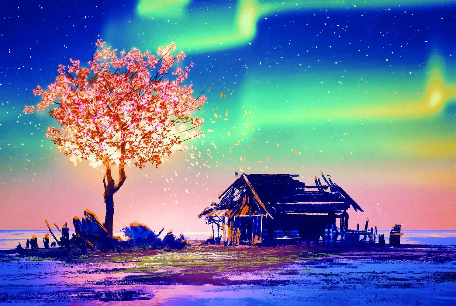 ตัวต่อจิกซอว์ขนาดเล็ก1000ชิ้นสำหรับผู้ใหญ่ของเล่นเกมปริศนาต้นไม้เกมสำหรับครอบครัวรูปภาพตกแต่งบ้านน้ำมันระดับโลกชื่อดัง