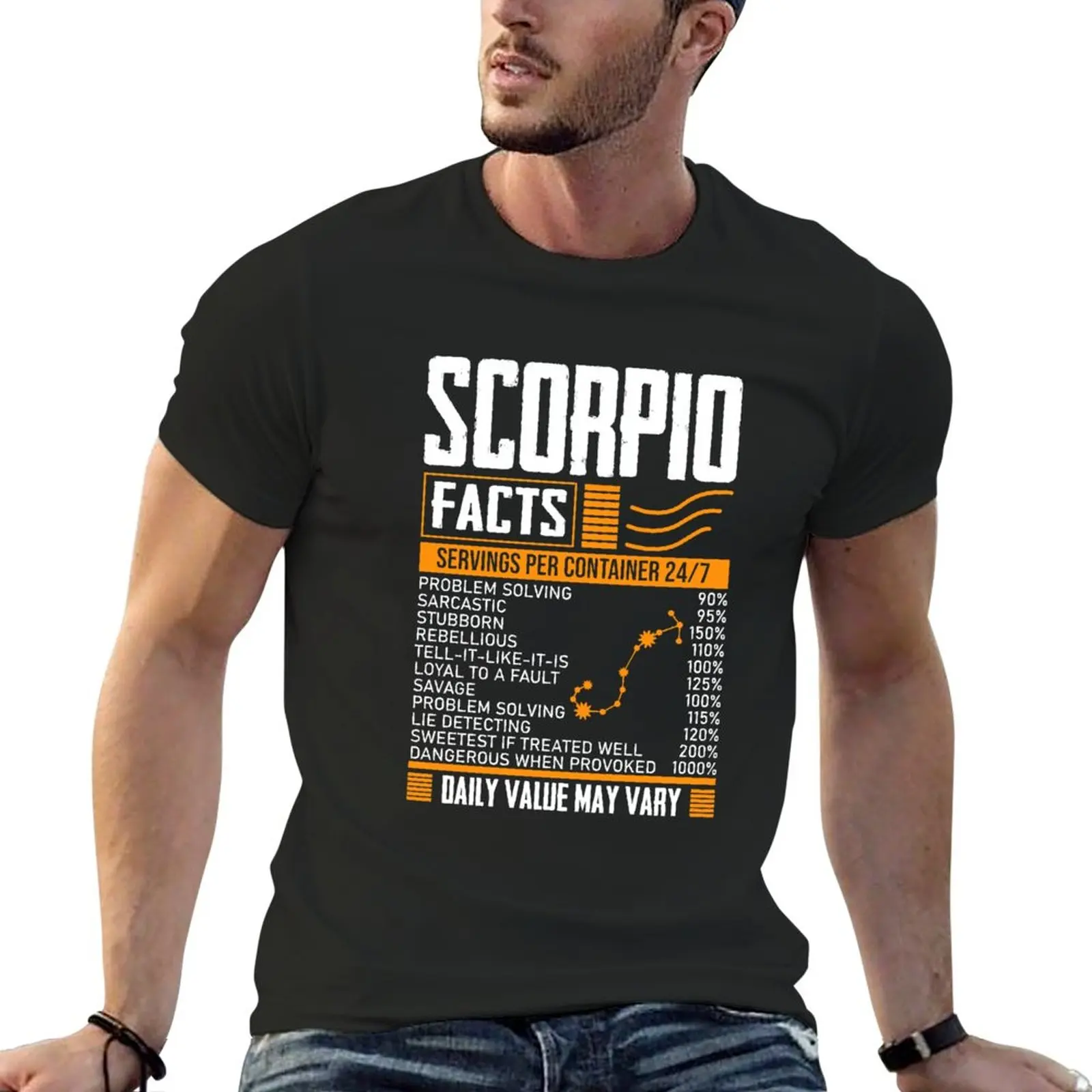 New Scorpio Facts Astrology Horoscope Scorpio Birthday Month T-Shirt graphics t shirt sweat shirts mens t shirt graphic