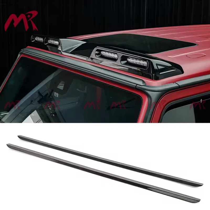 Dachspoiler für Benz G-Klasse W464 zu W465 Upgrade Windgeräuschreduzierungsstreifen G-Klasse Windabweiser G500 G63 Aerodynamisches Dach