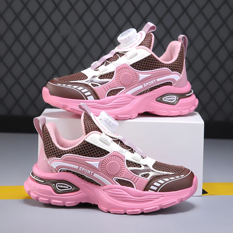 

Childrens Running Shoes Boys Fashionable Street Style Comfortable Non Slip Casual Sports Shoes Daily Breathe Mesh Sneakers Kids