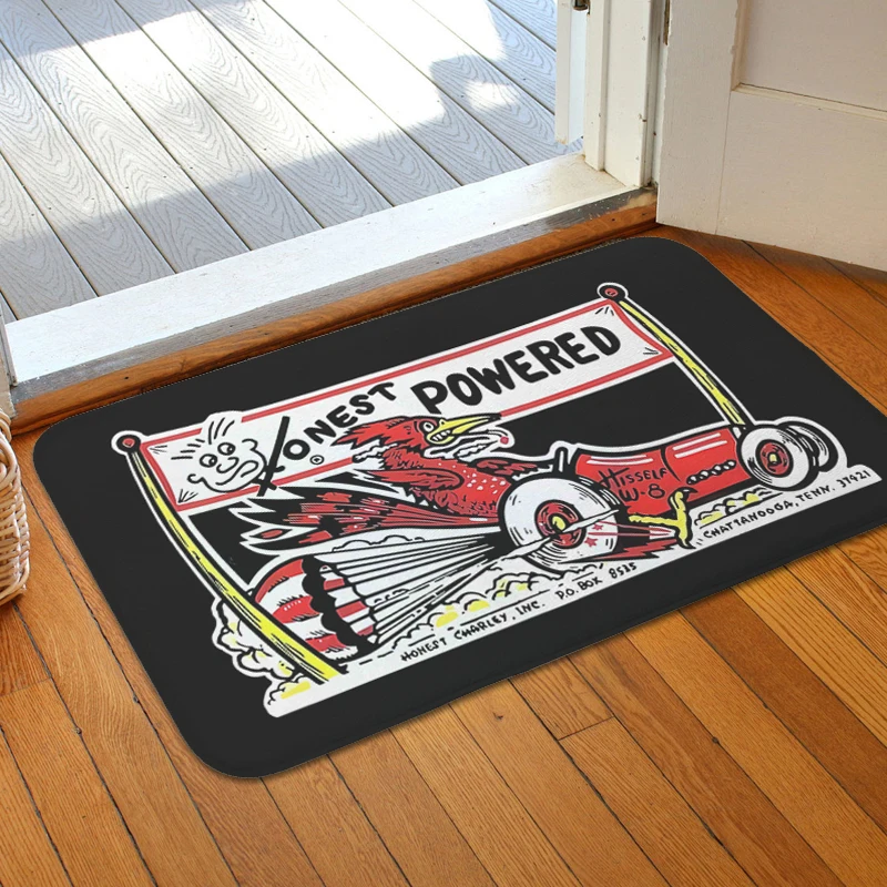 Door Mat Mr.Hoesepower Clay Smith Cams Hallway Corridor Living Room Floor Carpet Anti Slip Flannel Kitchen Bedroom Bath Rug