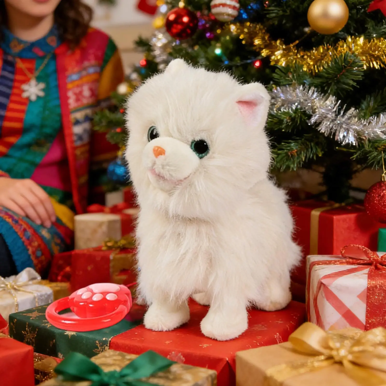 Walking Dog Toy Tail Wagging Singing Companion Animal Interactive Electronic Pet Plush Toy For Kids Boys Girls Children Birthday