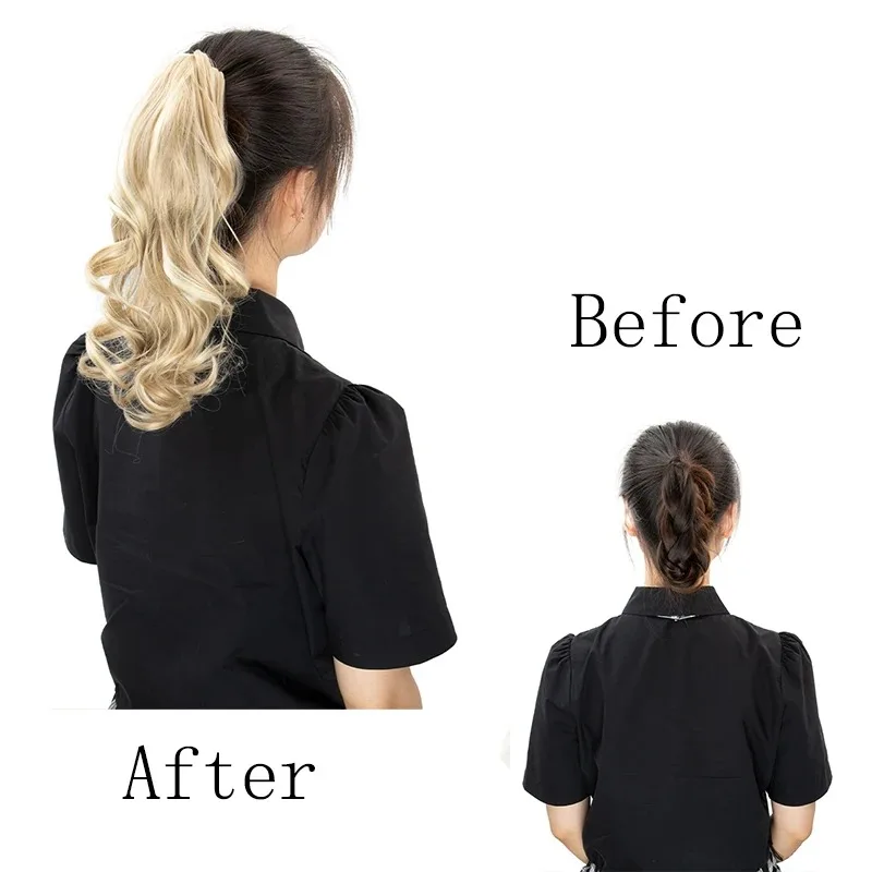 Clip-On Hair Extensions - Zirgastes Pieaudzējums - usage example