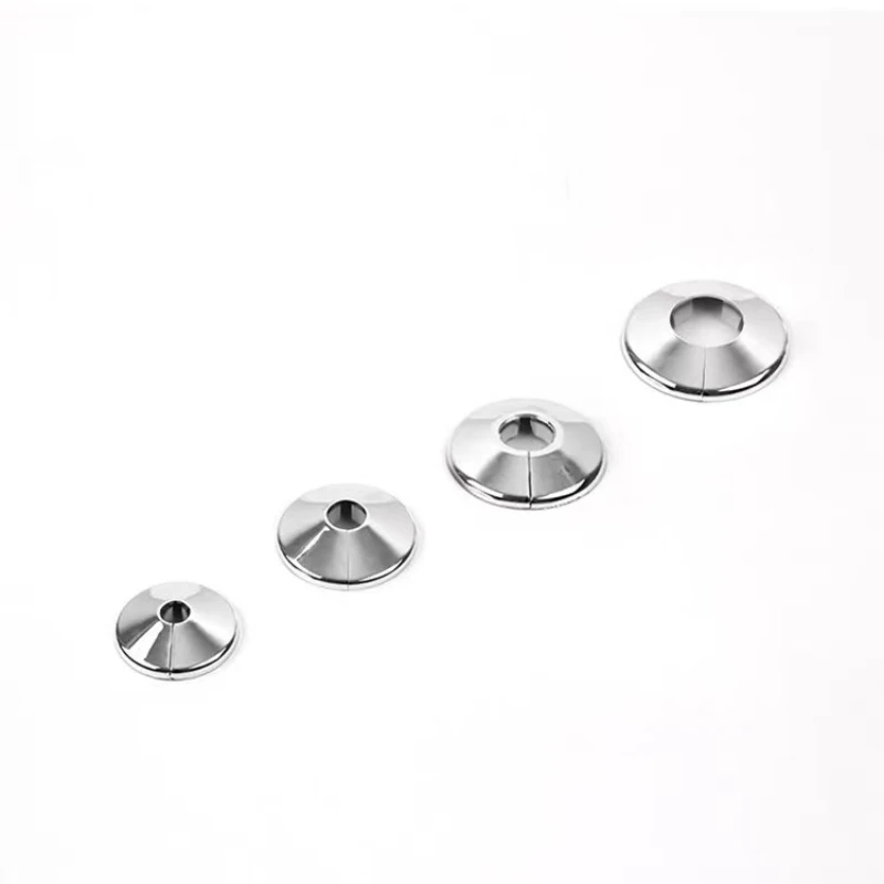 4pcs 15mm Radiator Pipe Collars Cover Floor Decorative Radiator Escutcheon Water Pipe Cover For Wall Duct Faucet Accessories