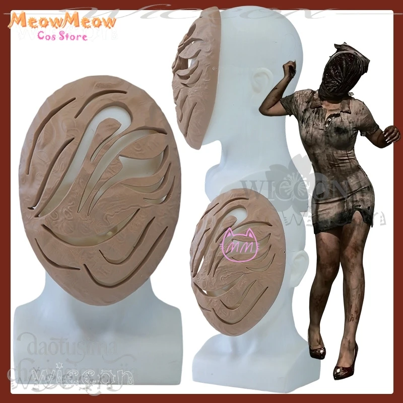 

Disfraz Horror Game Аксессуары для вечеринок 코스프레 Страшная медсестра Призрак Монстр Цвет дерева 3D Аниме Рождество déguisement