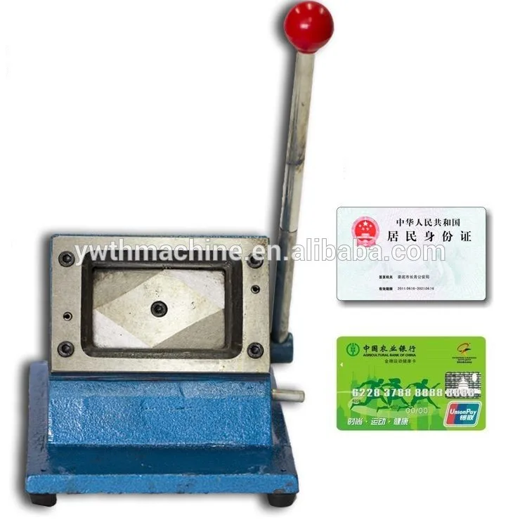 54*86mm Manual Plastic Card Die Cutting Punching Machine