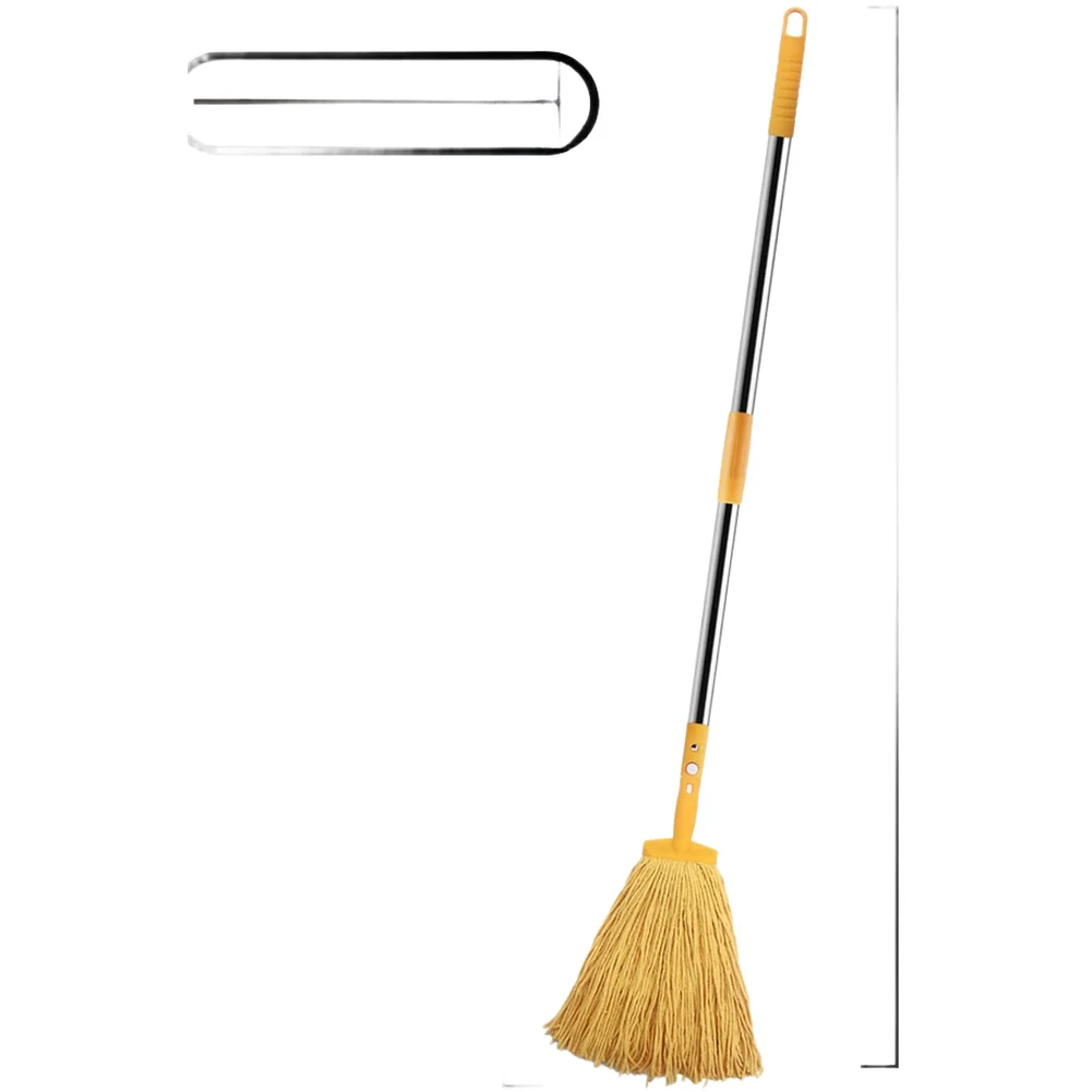 For Wax Mop Designed for Wood For tile and Concrete Floors Cotton 36CM Head 1.2M Telescopic Stainless Steel Rod