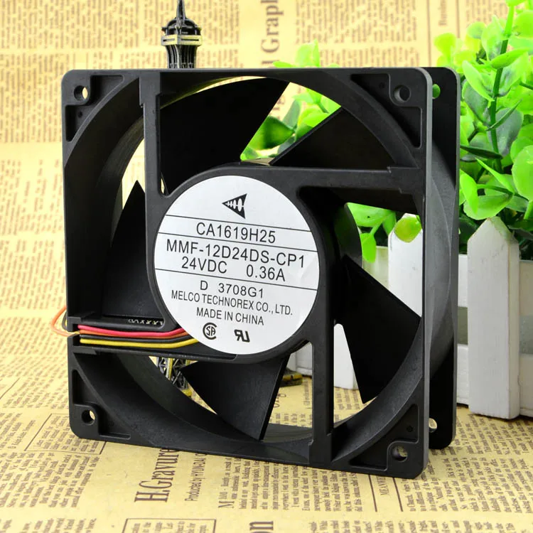 

ORIGINAL A740 INVERTER FAN CA1619H01 MMF-12D24DS-RP1 24V 0.36A