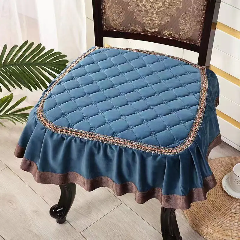 

Thickened non-slip cloth chair cushion four seasons cotton seat pad Dining Chair used cover