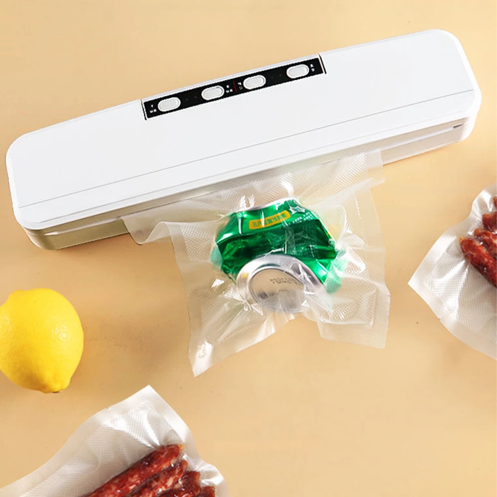 Vacuum Sealer 220v110v Automatic Commercial Household Food Vacuum Sealer Packaging Machine Sools Include 20pcs Bags Eu Uk Au Us