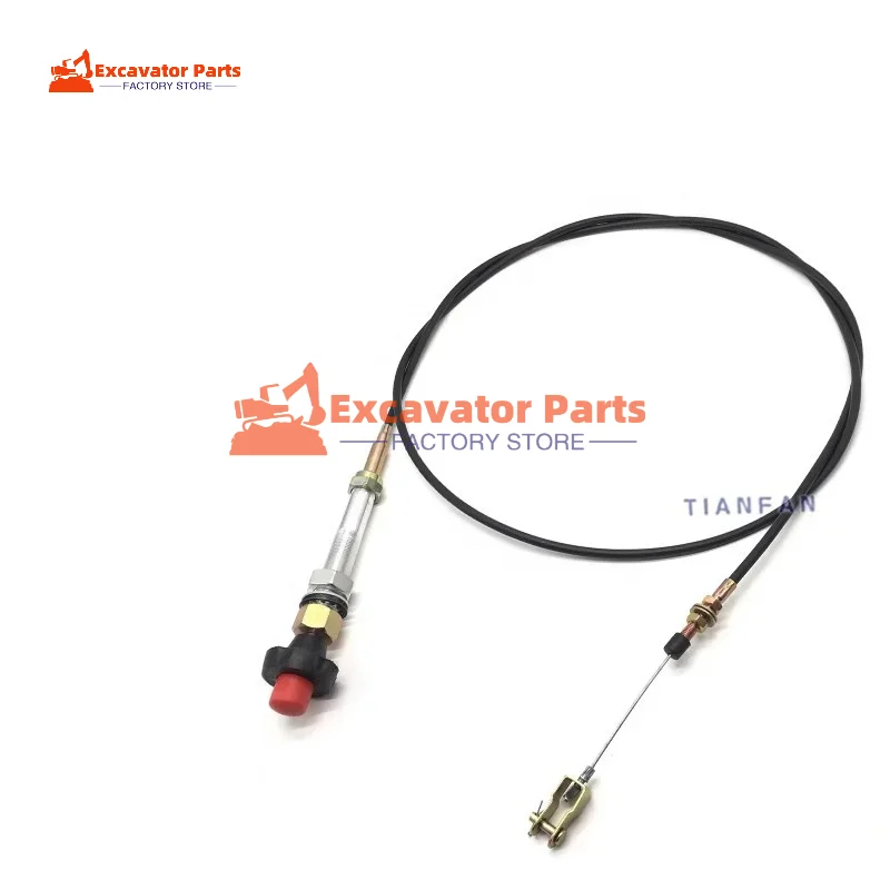 Hot sale Excavator Spare Parts Throttle Cable  For SWE50 60 70 80  Excavator accelerator cable