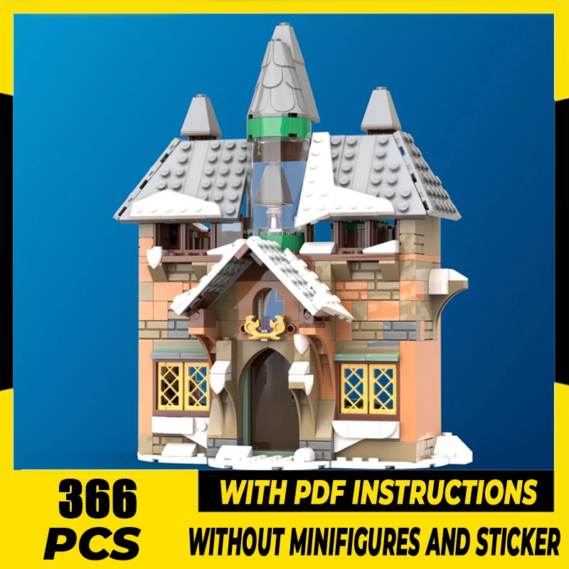 

Модель фильма Moc, строительные блоки, деревенское расширение, здание, две технологии, кирпичи, сделай сам, сборка, праздничные строительные игрушки, подарки