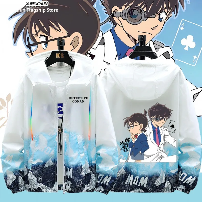 

Ультратонкая солнцезащитная куртка для мужчин и женщин в стиле Детектива Конана, дышащая, свободного кроя, с изображением Вайолетт Кид.