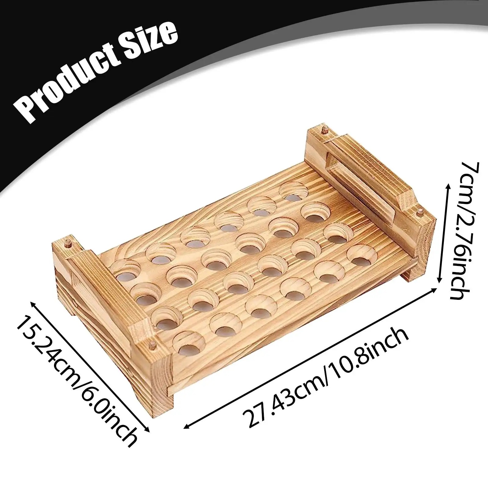 

Многофункциональный деревянный органайзер-диспенсер для яиц для холодильника, для домашнего использования на кухне