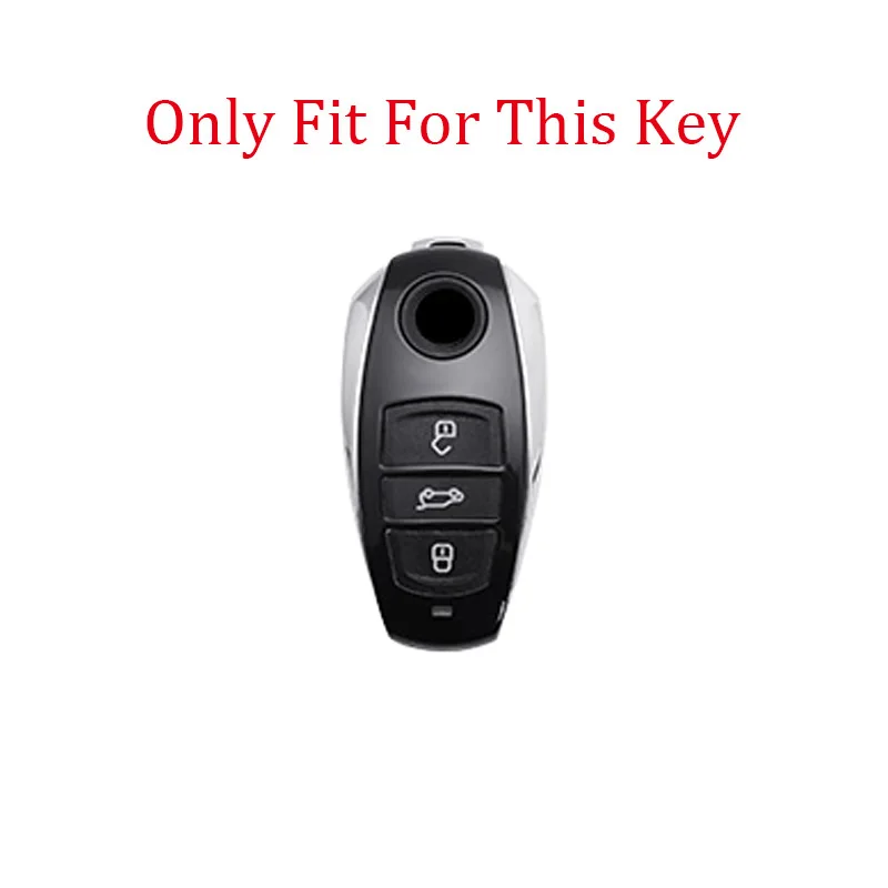 Zinc Alloy Car Key Case Cover Key Bag for Vw Touareg Car Styling L2032 Keyless Entry Smart Accessories Keychain Car-Styling