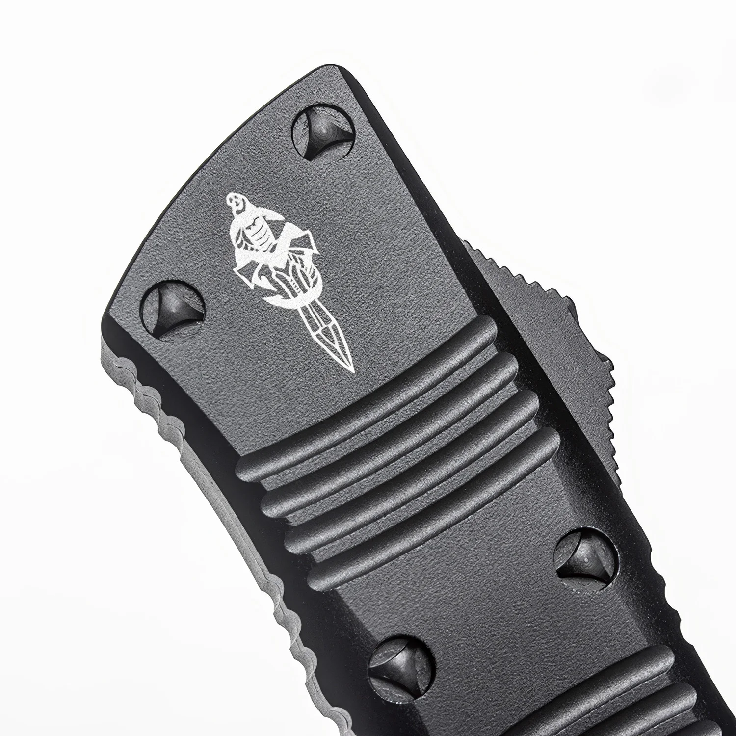 مايكرو تك ميني التنين دمشق الصلب سكين التكتيكية في الهواء الطلق الدفاع عن النفس سكين جيب سبائك الألومنيوم مقبض OTF سكين