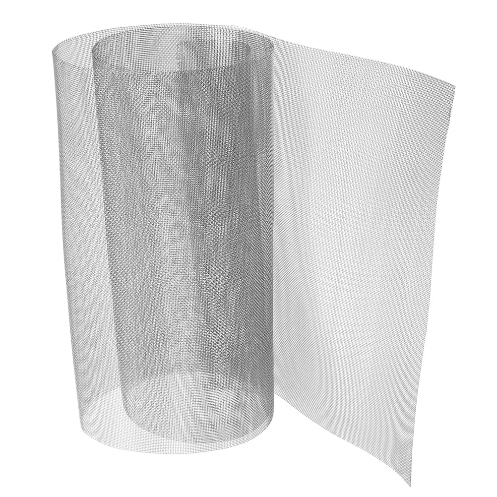 

Stainless Steel Wire Mesh Roll 304 Heavy Duty Metal Screen Mesh for Window Door Security Animal Cage Cabinet Protective Netting