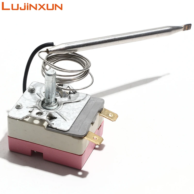 LUJINXUN Automatic Thermostat Switch Adjustable Temperature Mechanical Knob Temperature Control 0-110 60-200 50-300 Degrees 1PC