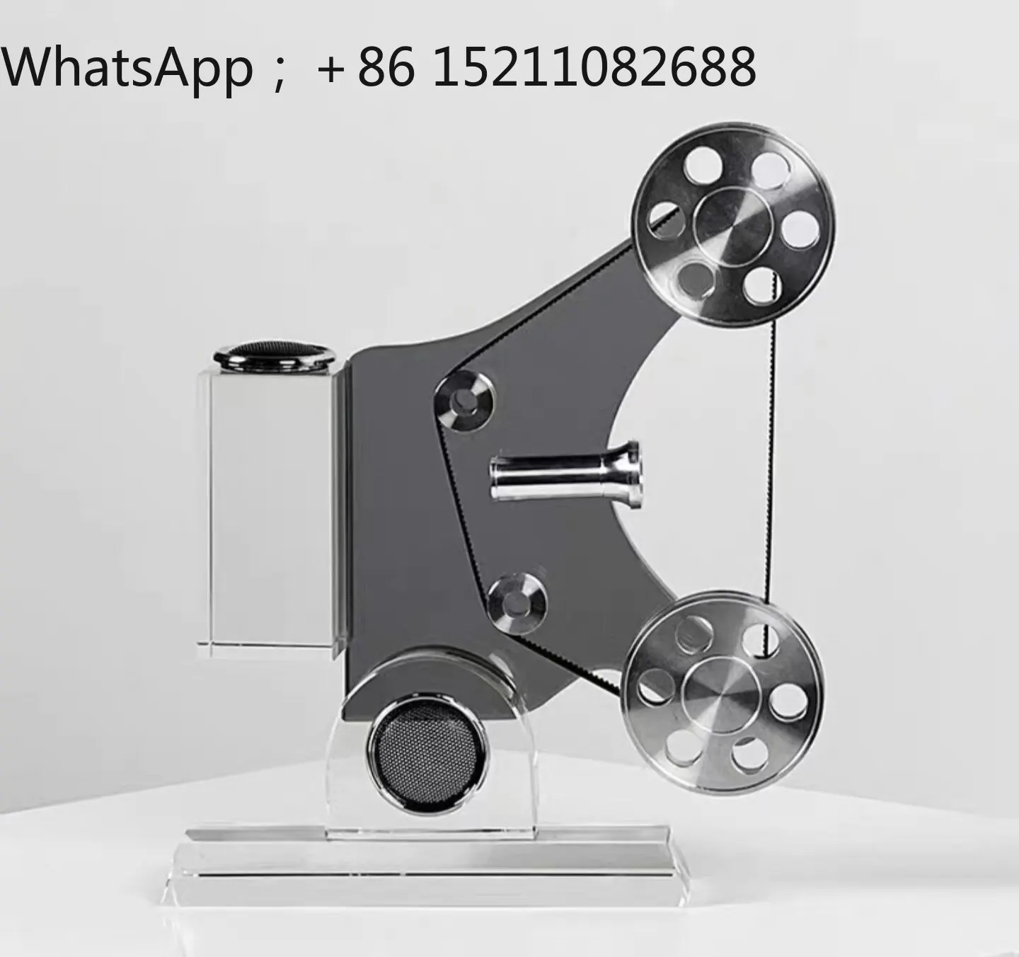 SCY creative light luxury retro projector crystal decorative ornament model room living room TV cabinet desktop decoration