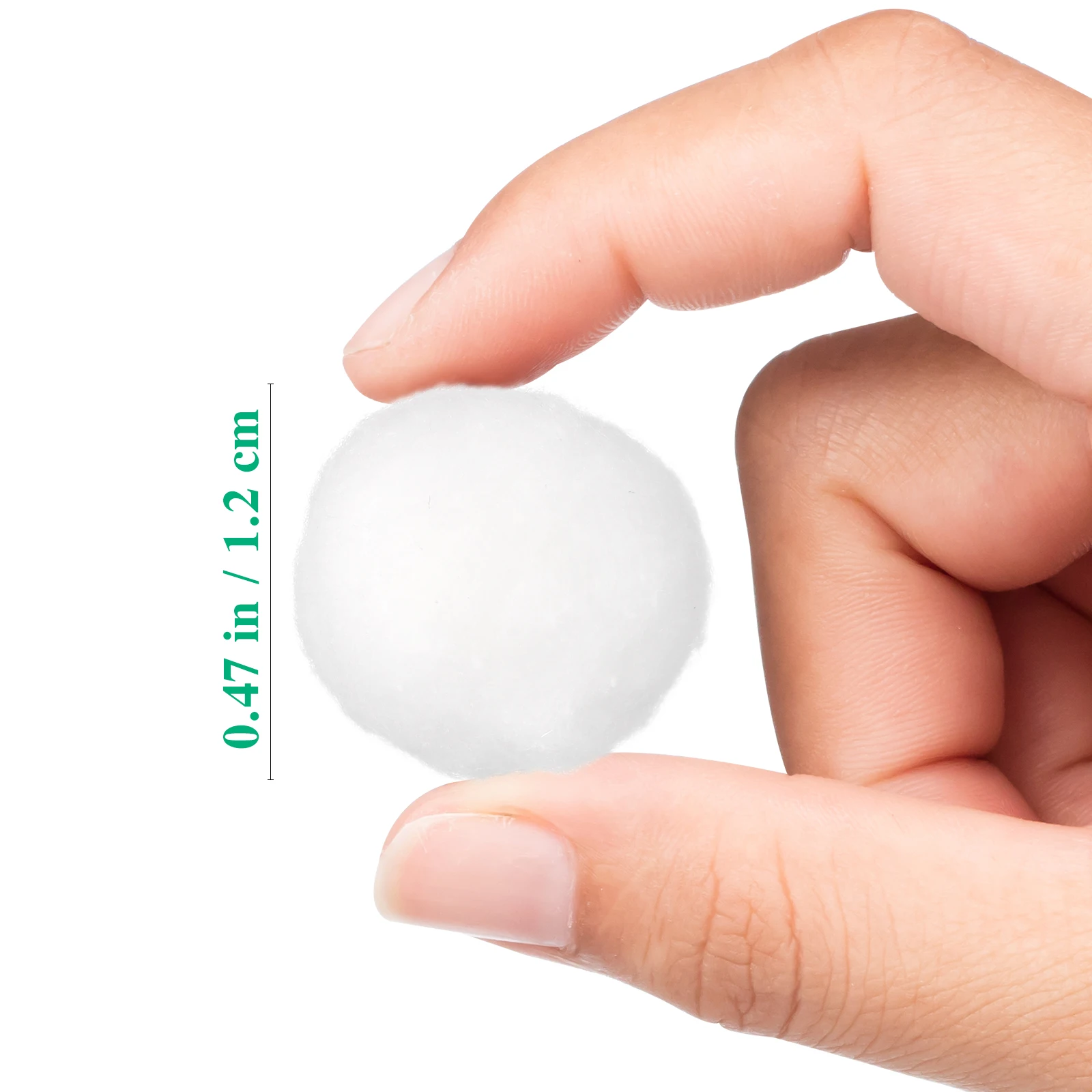 400 قطعة من كرات القطن الطبية صديقة للبشرة، كرة قطنية ناعمة للاستعمال مرة واحدة، إزالة المكياج، كرات استخدام الصالونات #5