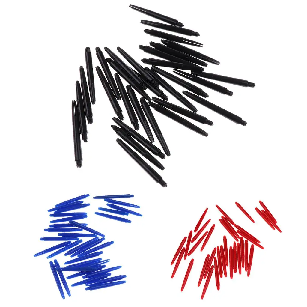 3x 30 Pieces Dart Shafts Dart Stems - 2BA Screw Thread - Medium 43mm - Lightweight & Strong - Multiple Colors