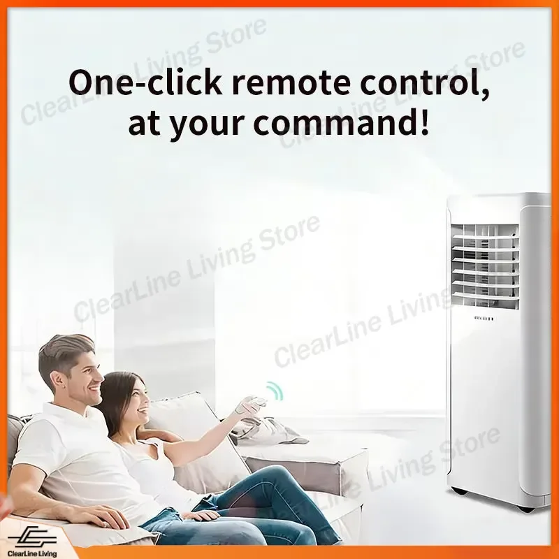 Portable Air Conditioner 12000BTU Mobile AC Unit 3 in 1 Cooling Heating Dehumidifier with Remote Control Home Office