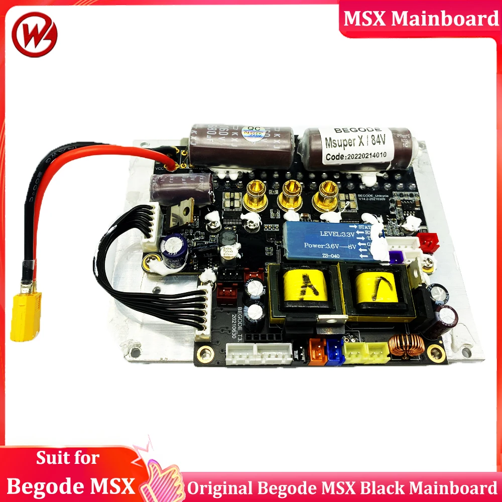 Original Begode Gotway MsuperX 84V 100V Black Mainboard Begode MSX Controller Mainboard Motherboad Accessories Official Part