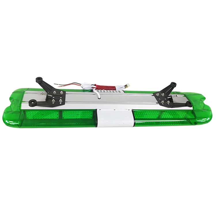 12V Ambulance Green Led Emergency Led Lightbar Light bar with Siren Speaker