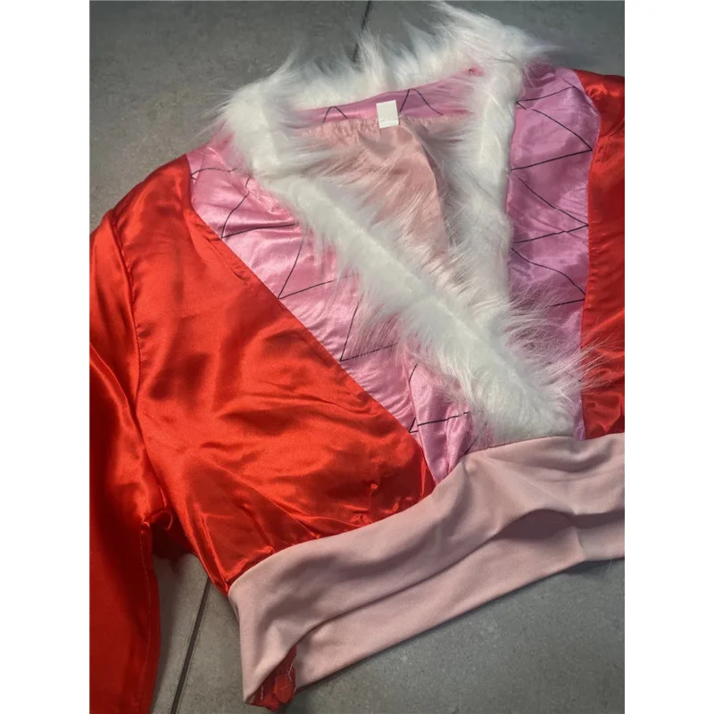 One Piece Cosplay Boa Hancock Costume Sexy Empire Red Kimono Dress Anime Clothing Halloween Costumes For Women Party Performance