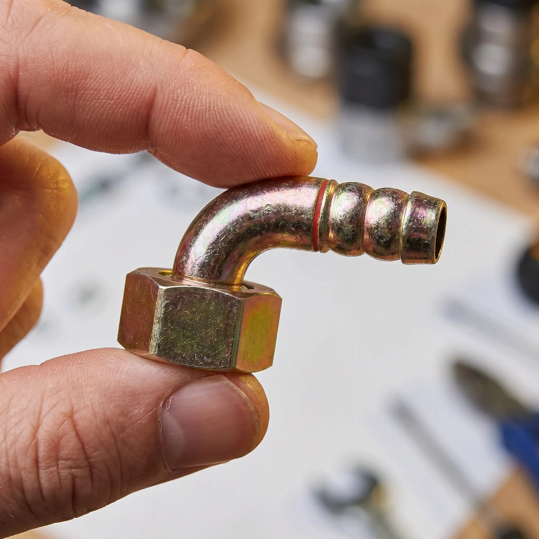 Gas Stove Pipe Joint Steel Adaptor for Cooker Propane Tank Hose Connection Stove Tube Adapter Leak Proof Secure Fit Versatile