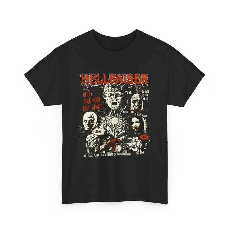 Hellraiser Movie Cenobites Unisex Tee Horror Film T Shirt Cenobites Shirt