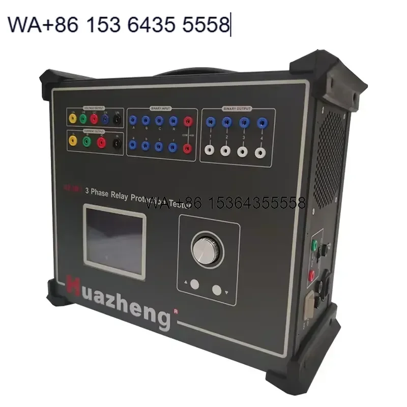 Wmwmnu for Huazheng Manufacture Factory OEM 3 Phase Relay Protection Tester With High Accuracy 1 Percent IP55 Protection
