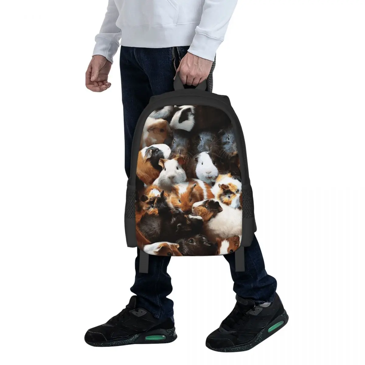 Guinea Pigs Student Backpack School Bag Hiking Travel Daypack for Men Women Fashion Bookbag Shoulder Bags