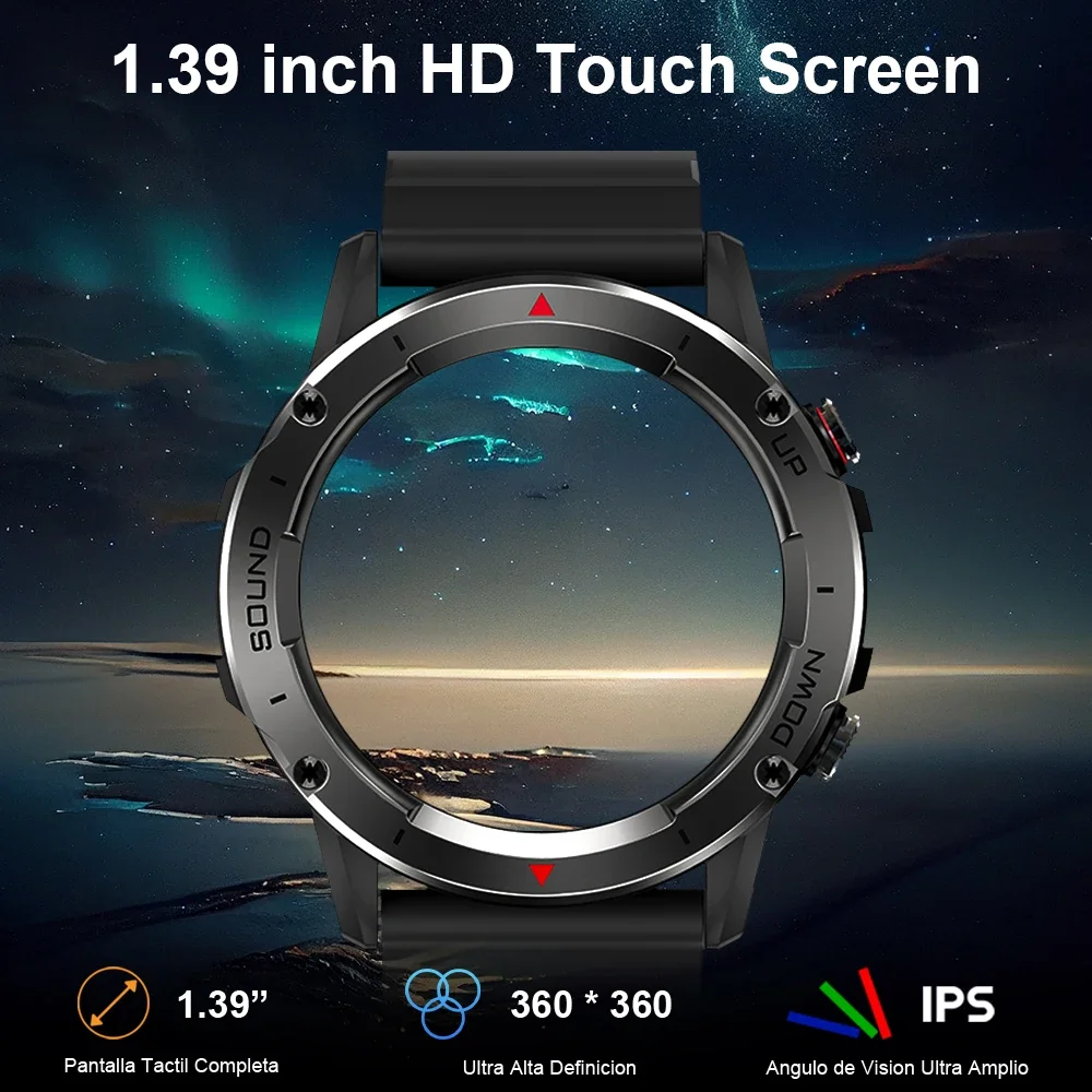 2025 Nuovo Smart Watch HD Chiamata Bluetooth Smart Watch da uomo IP68 Impermeabile Sport Fitness Tracker Uomo Smartwatch per Android