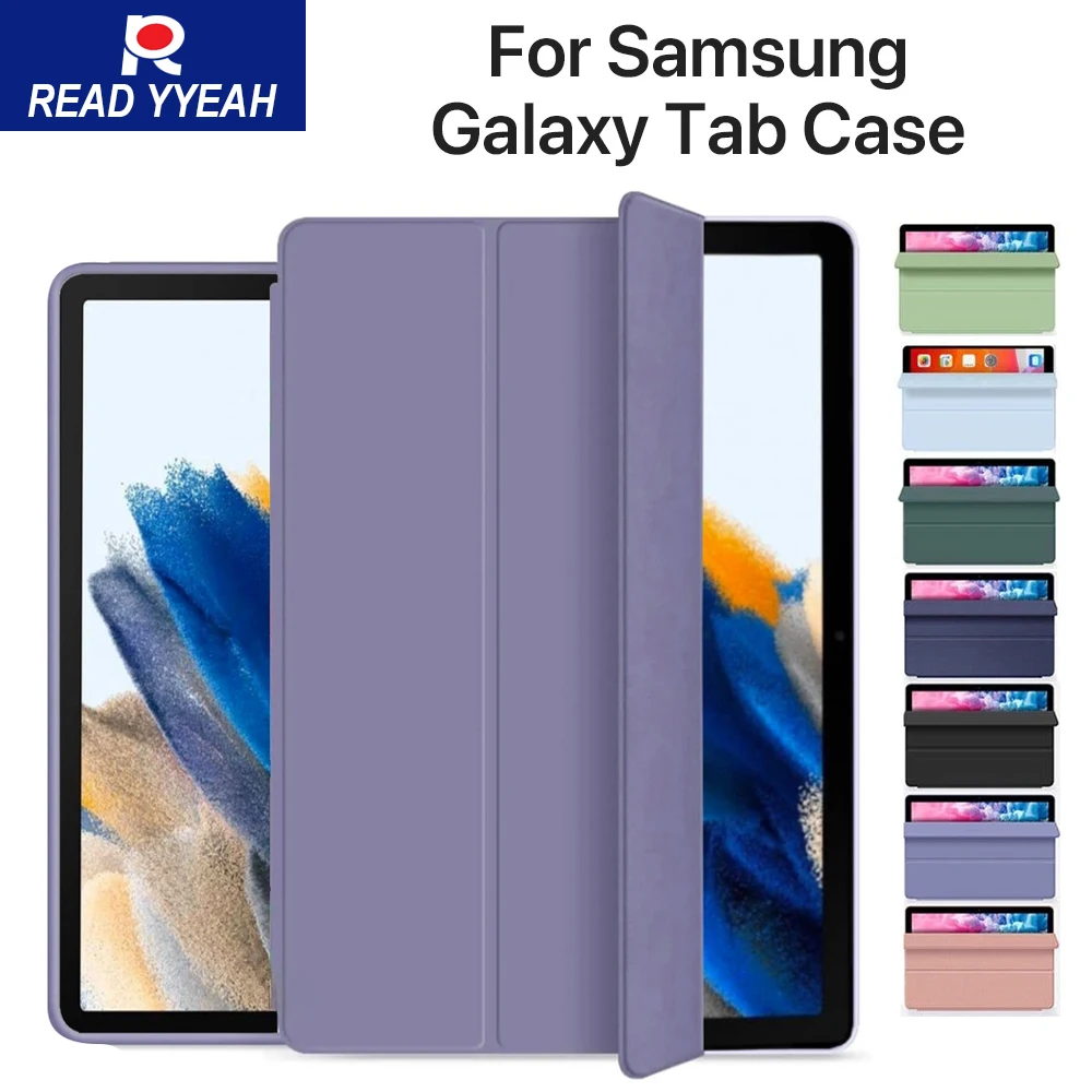

New Tablet Cover For Samsung Galaxy Tab A9 Plus 11in Case Flip Stand S6 LITE A7 A8 A9 For 11in S7 S8 S9 12.4in S7+ S8+ S9+ S7FE