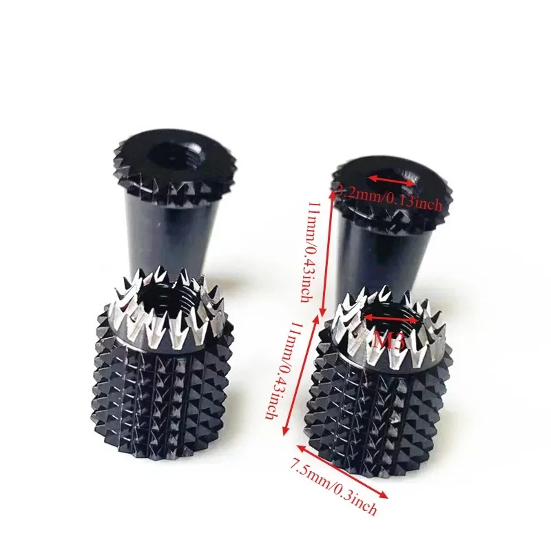 RC Remote controller Aluminum Gimbal Thumb Stick Ends M3 M4 Anti-slipping Cap for FrSky JR Futaba Spektrum Radiomaster Part view 4