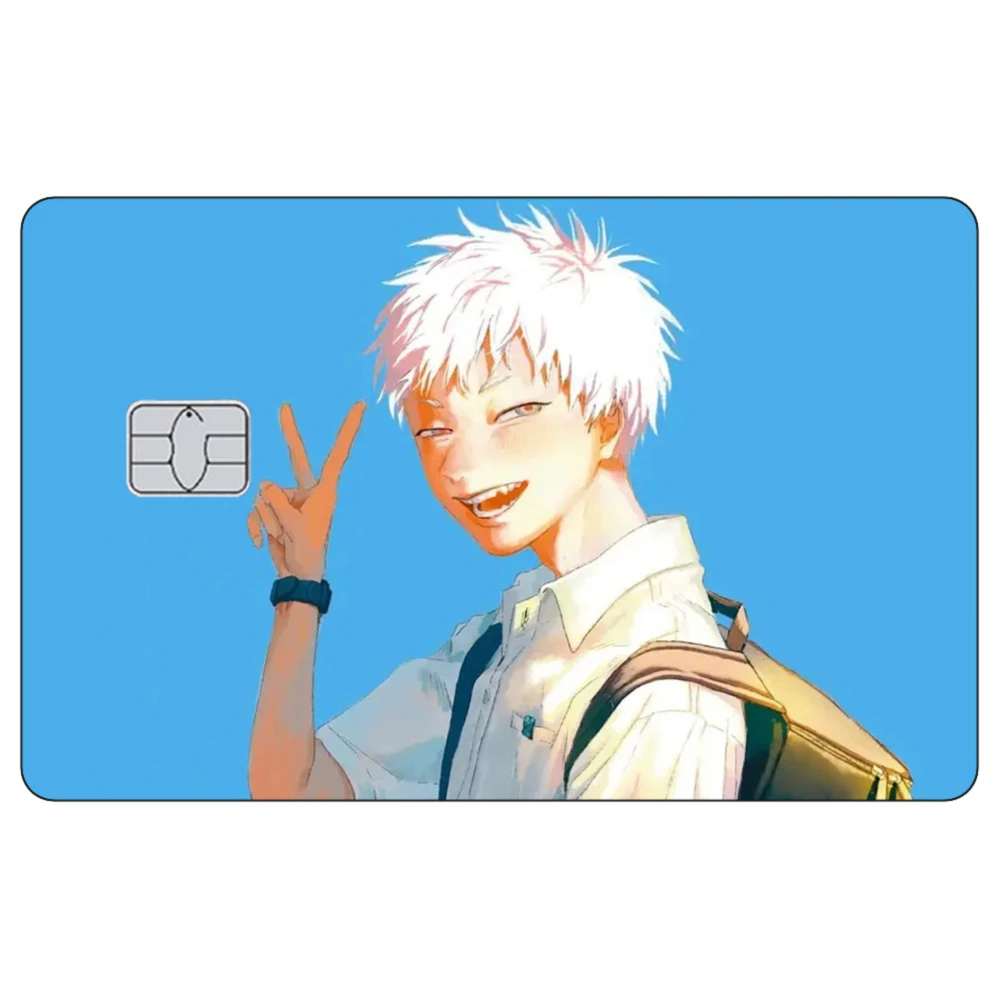 ملصقات Anime The Summer Hikaru Died لبطاقة الائتمان غير اللامعة لبطاقة البنك VISA Mastercard JCB وغيرها من البطاقات المغناطيسية IC