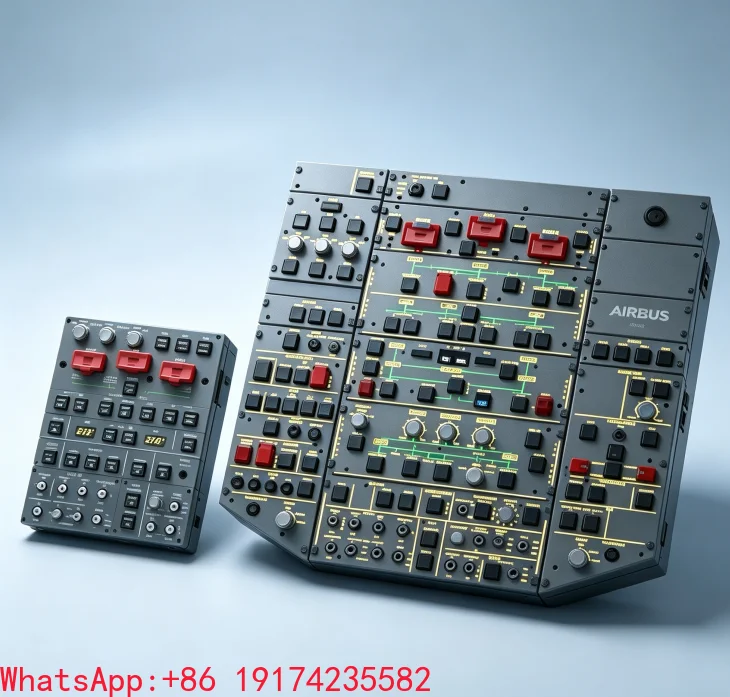 1:1 Commercial Airbus A320 Overhead Panel Flight Simulator Cockpit Control Module Hardware for Aviation Trainer Rig 2024
